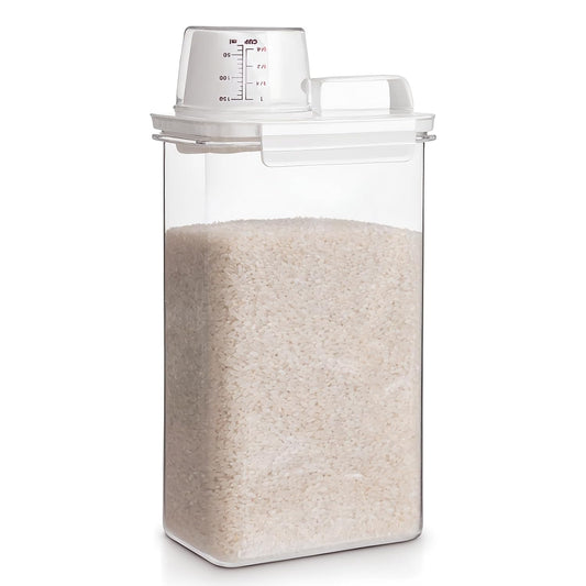Rice Container,Rice Storage Container,3-5 Lbs Tcereal Storage Container | Suitable for Home Kitchen Rice, Soybean Food Storage,Pet Food Storage Containers
