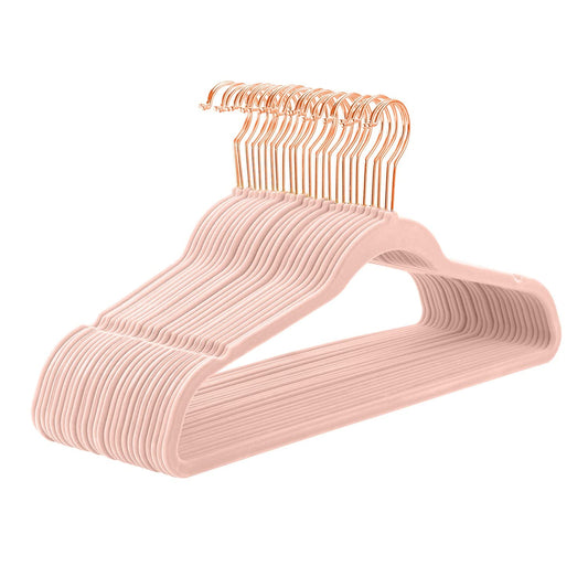 Velvet Hangers 50 Pack Non Slip Heavy Duty Blush P... (50 Count | Velvet)