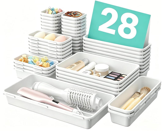 Military Grade】 Drawer Organizer,【𝟱𝗦𝗶𝘇𝗲】 Makeup or...