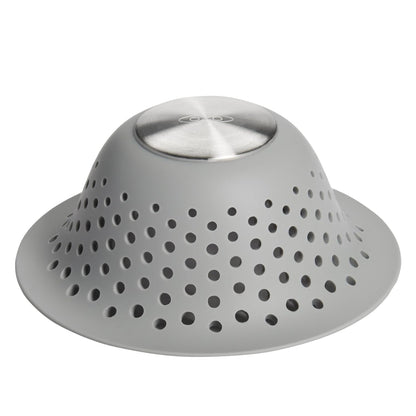 OXO Good Grips Silicone Shower & Tub Drain Protector, Hair Drain Catcher