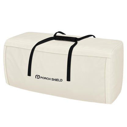 Porch Shield Outdoor Cushion Storage Bag 62 inch Waterproof Outside Storage Bags for Patio Furniture with Zippers and Handles