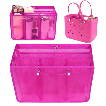 OUTXE Beach Bag Organizer Insert Divider for XL Bogg Bags Beach Tote | Lightweight Mesh Insert Accessories for Original XL Bogg Bags, Beach Tote Bags Insert for Organizing