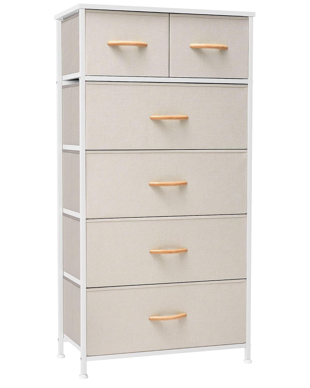 Dresser for Bedroom Tall Skinny Dresser Storage To... (Beige)