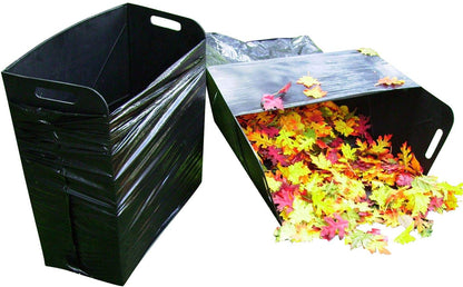 The Original Lawn and Leaf Trash Bag Holder Holds 30-42 Gallon Bags Open For Easy Filling. No Assembly Required. Made in U.S.A.
