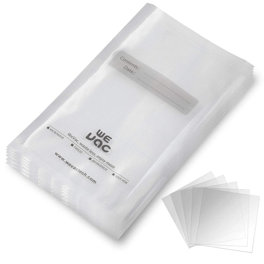 Vacuum Sealer Bags 100 Gallon 11x16 Inch for Food... (100 Count | Clear | Plastic)