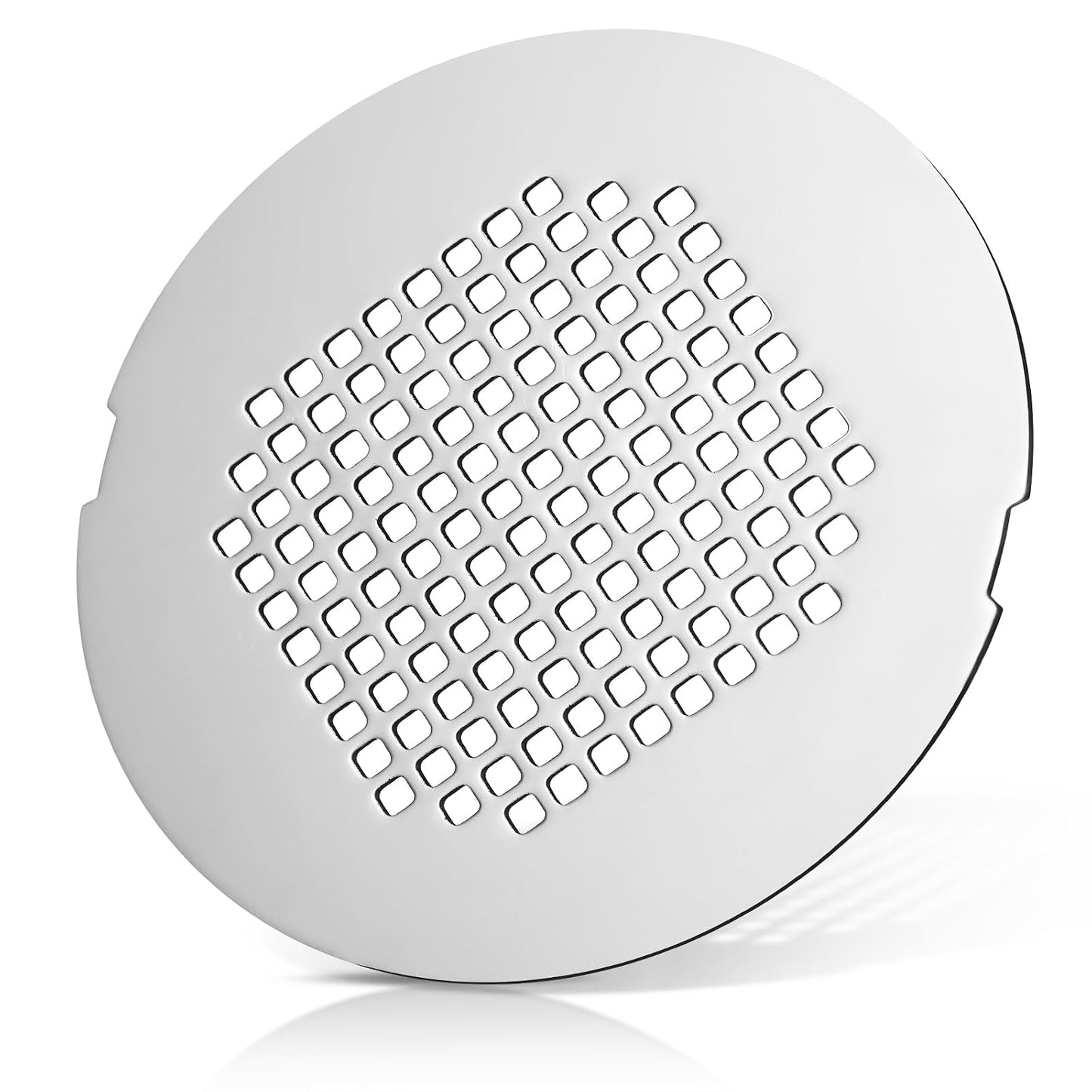 Shower Drain Cover, Drain Hair Catcher Snap-in Replacement Strainer | Chrome Plated Round Grate, Drain Protector Designed for 4.25" OD Standard Round Shower Drains