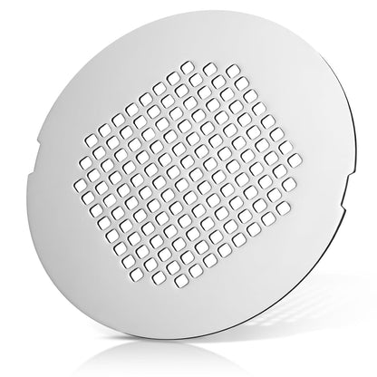 Shower Drain Cover, Drain Hair Catcher Snap-in Replacement Strainer | Chrome Plated Round Grate, Drain Protector Designed for 4.25" OD Standard Round Shower Drains