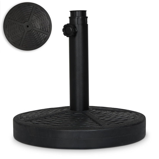 Backyard Expressions 26.5 Lb Umbrella Stand, Patio Umbrella Base, 15 in Diameter