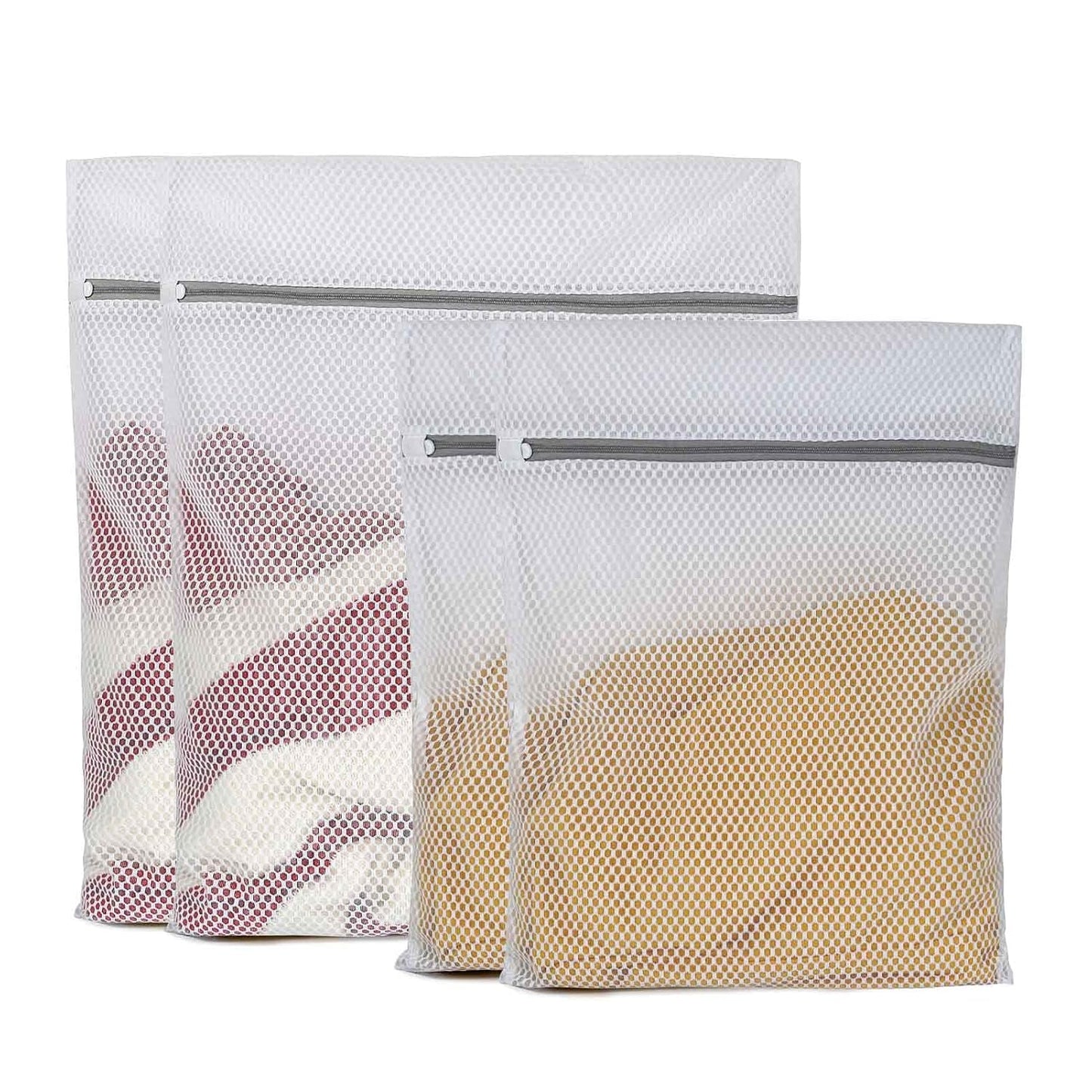 Mesh Laundry Bags for Delicates(2XL+2L), Laundry Bags Mesh Wash Bags, 125gsm Lingerie Bags