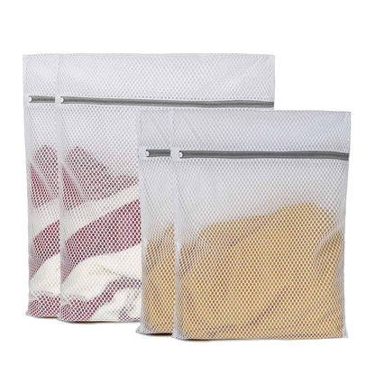 Mesh Laundry Bags for Delicates(2XL+2L), Laundry Bags Mesh Wash Bags, 125gsm Lingerie Bags