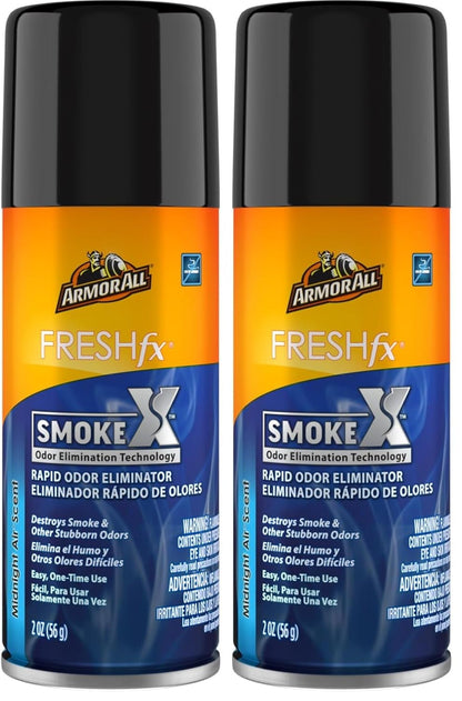 Armor All Smoke X Car Air Freshener, 2 Oz | Pack of 2 | Car Purifier