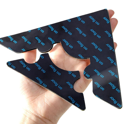 Rug Non Slip Grippers, Reusable Rug Tape, No Damaging for Floor, Carpet Corner Stickers for Hardwood Floors and Tiles, Strong Hold Carpet Gripper for Area Rugs, 8Pcs
