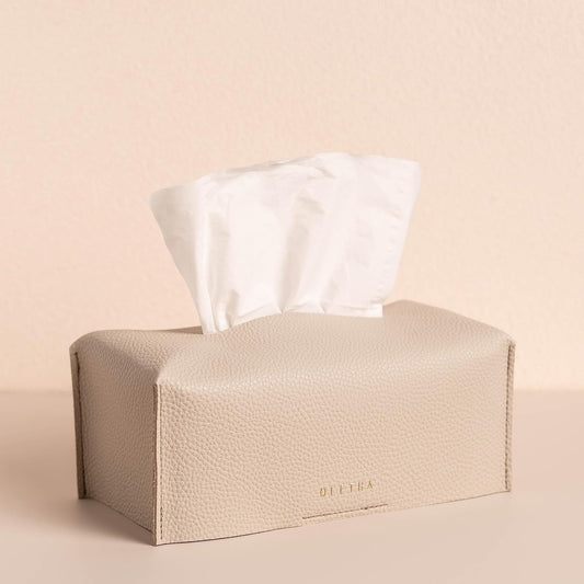 Aesthetic Rectangle Tissue Box Cover, Standard, Li... (Light Taupe)
