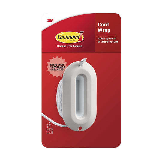 Cord Wrap, 2 Units, 4 Medium Strips (White)