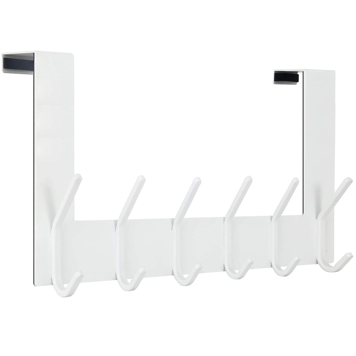 WEBI Over the Door Hooks,Over Door Towel Rack,Door Hanger,Door Coat Hanger,Over the Door Coat Rack,Door Hooks for Hanging Clothes,Back of Door,White