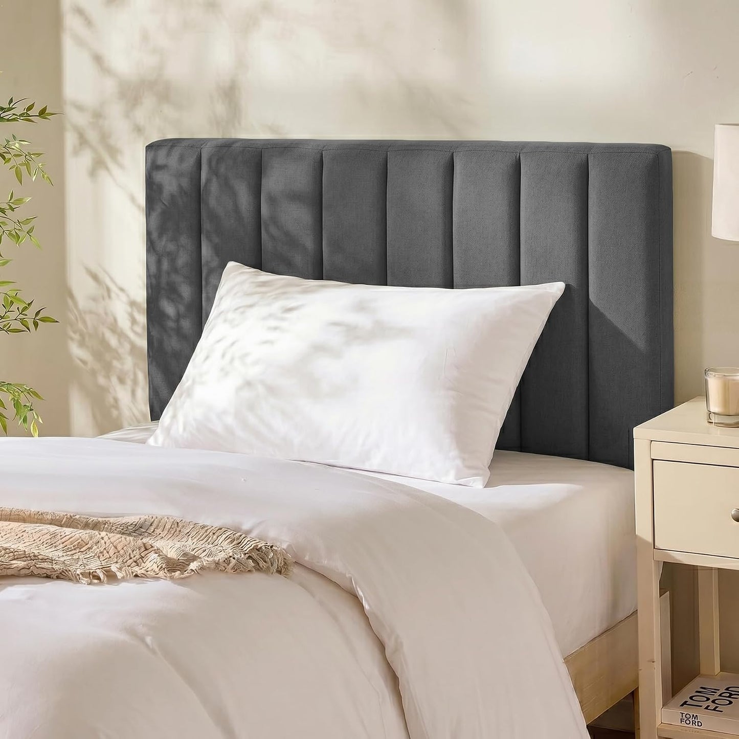 Hearth & Harbor Wall Mounted Twin Headboard Only, Bed Headboard Twin Size