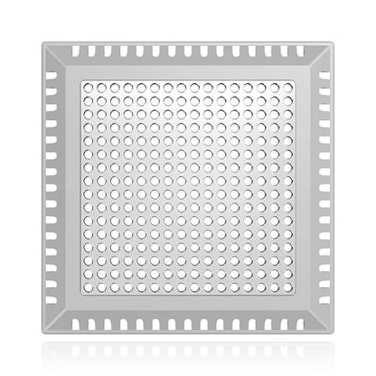 Aluvor Shower Drain Hair Catcher,Quality Shower Strainer Drain Cover | Square Hair Catcher Shower Drain for Bathroom Floor, Shower Hair drain Catcher to Keep Away from Clogged Drain -No Rust!