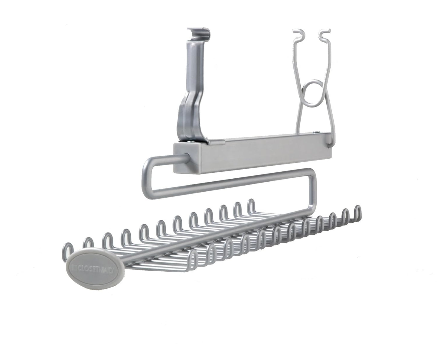 ClosetMaid 78060 Sliding Tie and Belt Rack for Wire Shelving