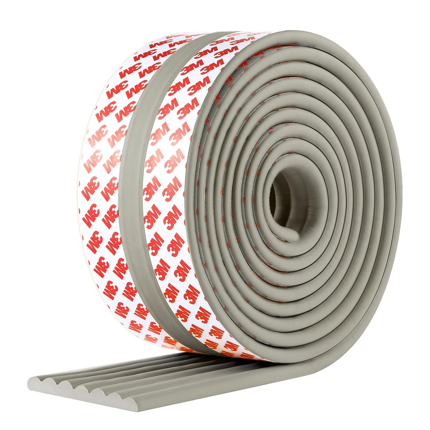 Baby Proofing Edge Corner Protector, 16.4 ft Edge Guards Padding with 3M Adhesive, Extra-Wide Soft Rubber Foam Padding, Furniture,Sharp Edge Safety Corner Edge Bumper Guard-Gray