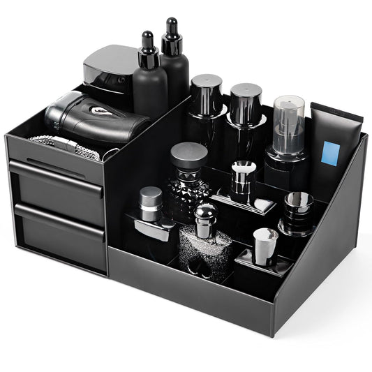 EXIN DECHEN Cologne Organizer for Men, Cologne Stand, Room Decor for Men | Perfume Organizer, Bathroom Organizer, Bathroom Sink Organizer, Dresser Organizer, Mens Essentials, Birthday Gifts for Men