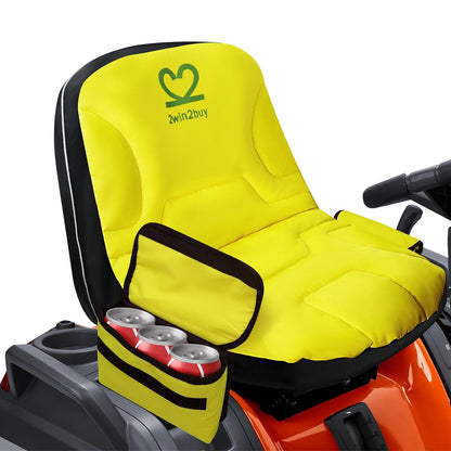 Riding Lawn Mower Seat Cover 600D Non Slip Tractor Seat Cover with Padded | Seat Covers Universal Fits for John Deere, Craftsman, Cub Cadet, Kubota, Troy Bilt and More, Padded Cushion, Non Slip Rubber
