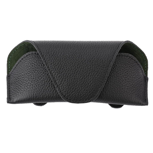 Magnetic Sunglass Holder for Car Visor Clip, Leath... (01-black | Leather)