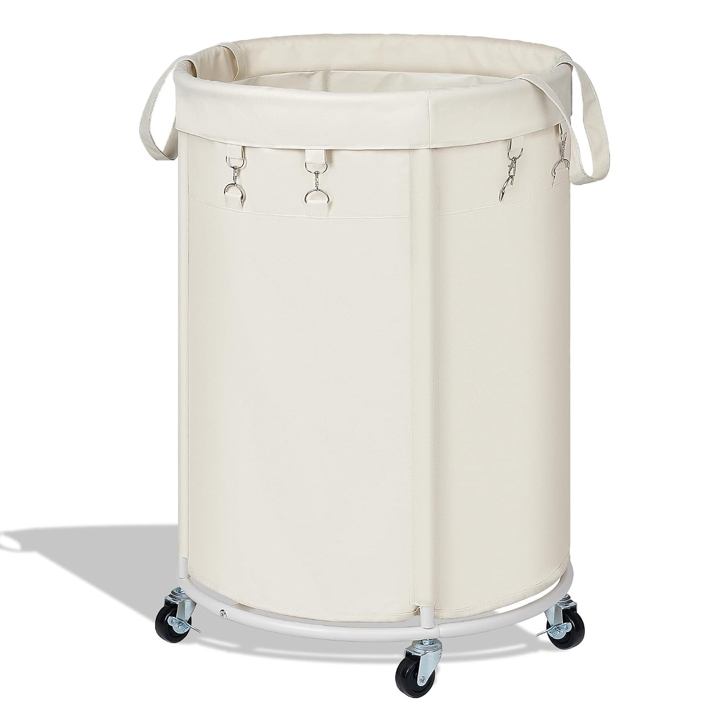 150L Large Capacity Rolling Laundry Basket Hamper with Wheels, Clothes hamper and Removable Bag for Home, Laundry Room, Bedroom, Bathroom, Apartment, Dorm