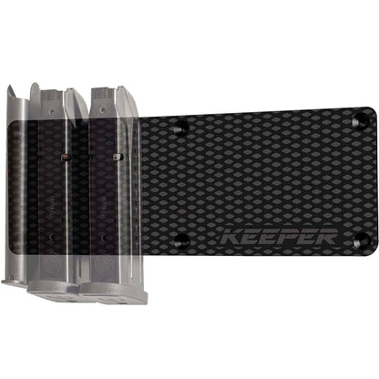 Magnetic Ammunition Holder for Gun Magazines and Clips, Organize Mount in Your Gun Safe, Locker Cabinet, Vault, Ultimate Ammo Storage Accessories for Handgun, Oistol and Rifle Mags, Black