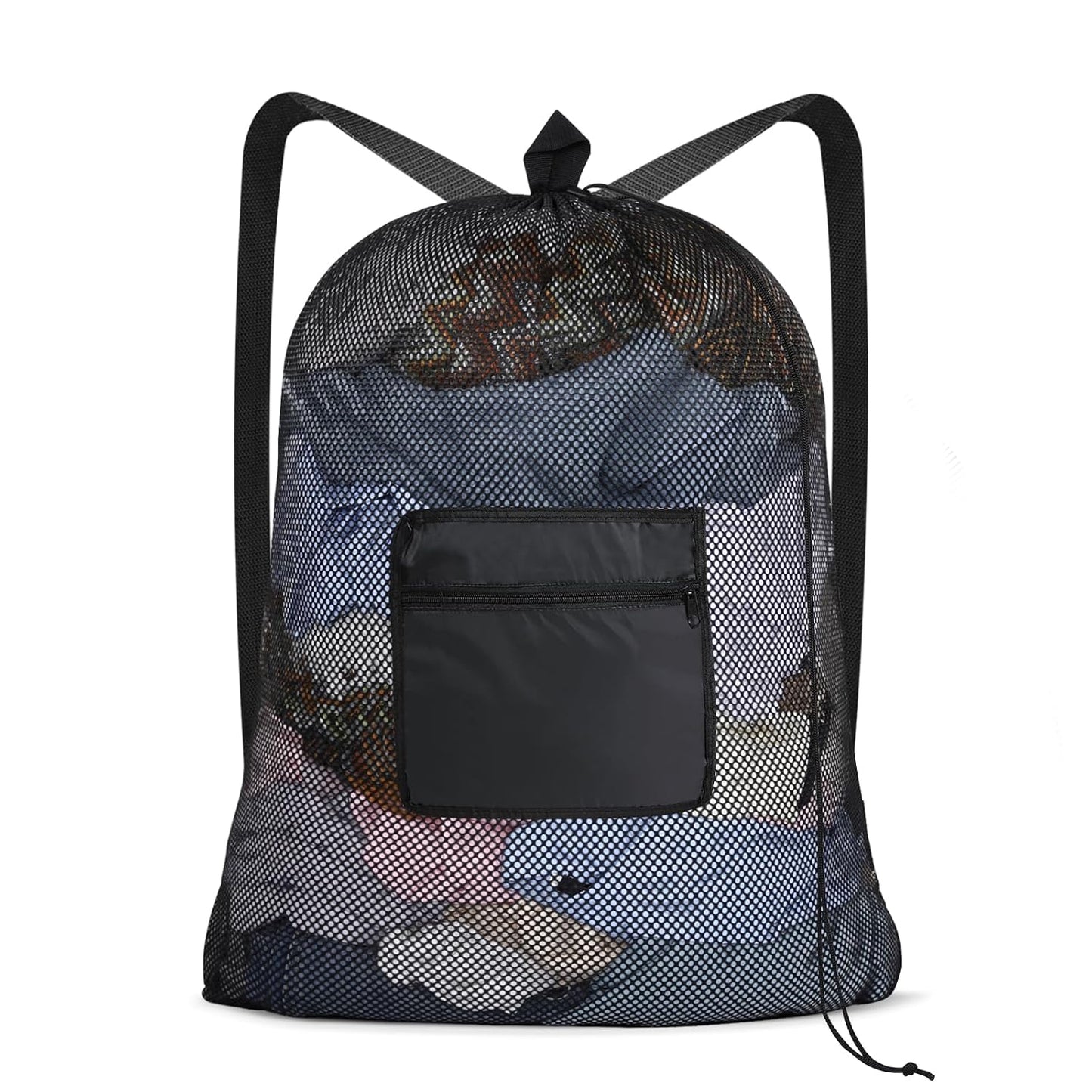Mesh Laundry Bags 36 x 28 Inch Extra Large Travel... (Black | Polyester)