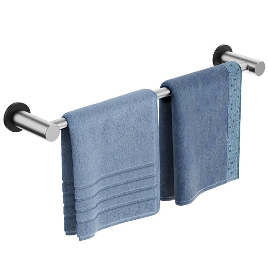 Magnetic Towel Holder,1 Set Magnetic Towel Rail Silver with Adjustable Length, Non-Slip Stainless Steel Towel Rail for Refrigerator, Oven, Dishwasher, Cabinet, Laundry