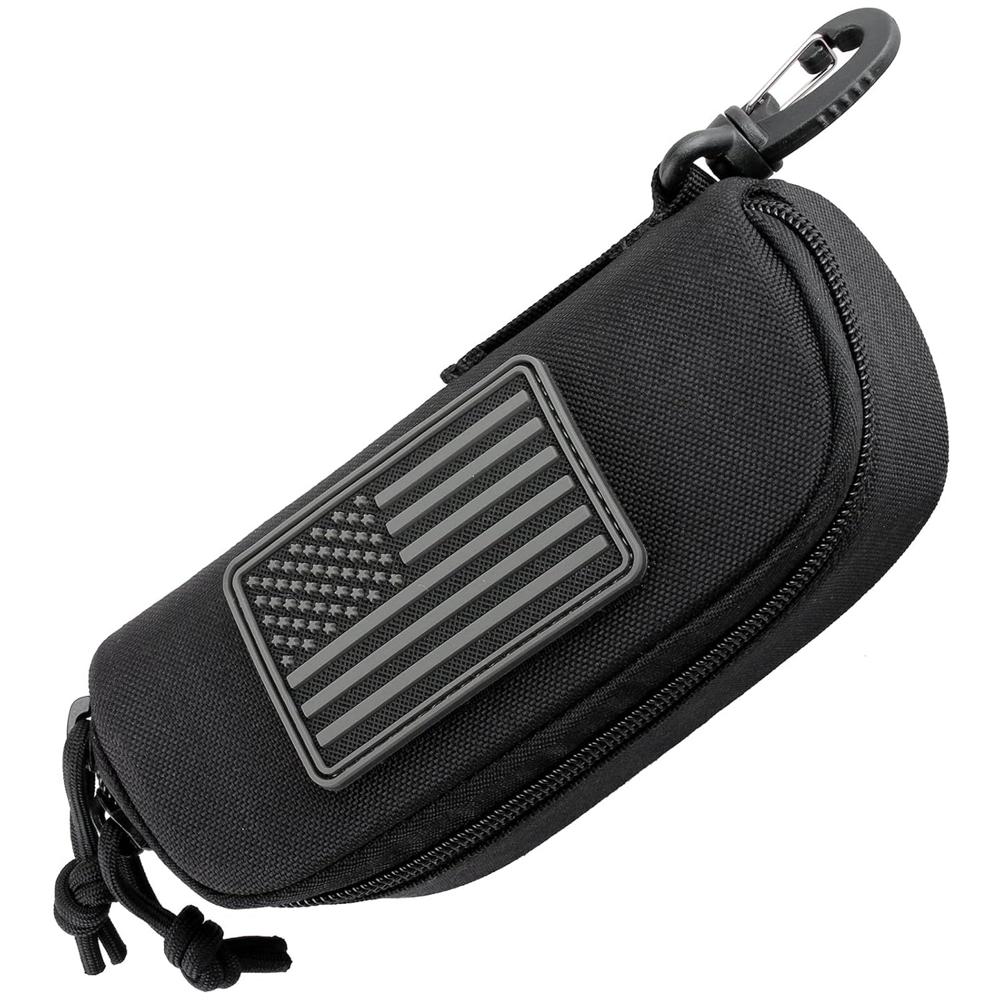 Wynex Tactical Molle Glasses Pouch, Shockproof Eyeglass Case for Glasses | Sunglasses Case Hard Shell, 360°Clip & Patch, Glasses Protector Fit Sunglasses Goggles, for Travel Sports Work