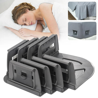 Bed Sheet Holders for Corners, Heavy Duty Fitted Lock Sheet Holders Keep Sheets Firm & Tight, New Upgrade Open Corner Design for Any Mattress Sizes, No More Loose Sheets, Easy Installation(Dark Grey)