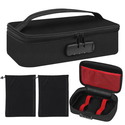 Discreet Lockable Storage Toy Bag Box Organizer Container (Small) | Private storage with combination lock, protective padding and travel-friendly design.