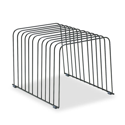 Fellowes 72112 Desktop Organizer, 11 Sections, Wire, 9" x 11-3/8" x 8", Black