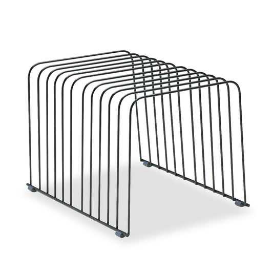 Fellowes 72112 Desktop Organizer, 11 Sections, Wire, 9" x 11-3/8" x 8", Black