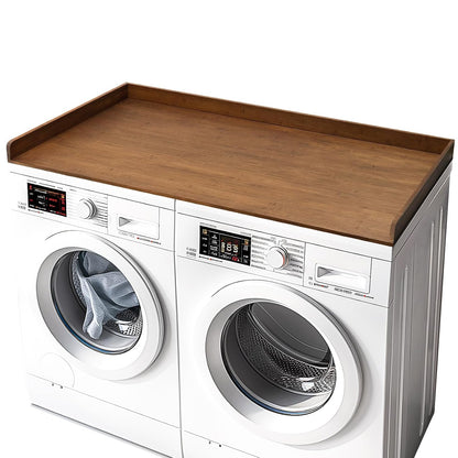 Washer Dryer Countertop, 27.5" x 54" Bamboo Washer and Dryer Countertop for Laundry Room Organization(Retro Brown)