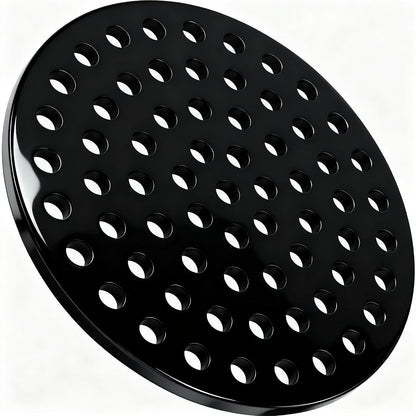 6.5 Inch Cast Iron Drain Cover, Basement Floor Drain Cover, 1 Pack | commercial floor drain cover; cast iron floor drain strainer; garage drain cover; floor drain flood guard