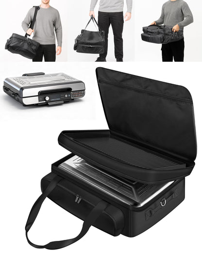 Carrying Bag for Ninja Sizzle Pro XL Indoor Griddle & Grill GX101 — 1280D Water-Resistant Oxford Shell — Cover for Ninja GX101 - Storage Case for Grill Plate & Accessories Tools, Bag Only