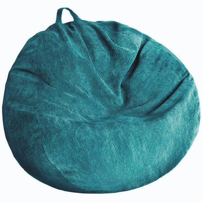 Stuffed Animal Storage Bean Bag Chair Cover (No Filler) Washable | Bean Bag Cover Storage- Washable Ultra Soft Corduroy Cover for Organizing Plush Toys or Textile, Sack Bean Bag
