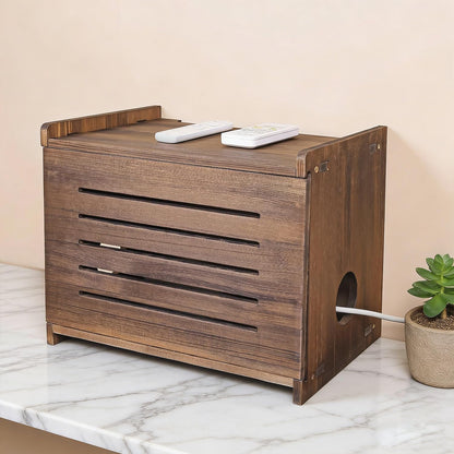 WiFi Box Hider, Router Box Hider, Router Box, WiFi Router Storage Cabinet Wall/Desk Cable Organizer.