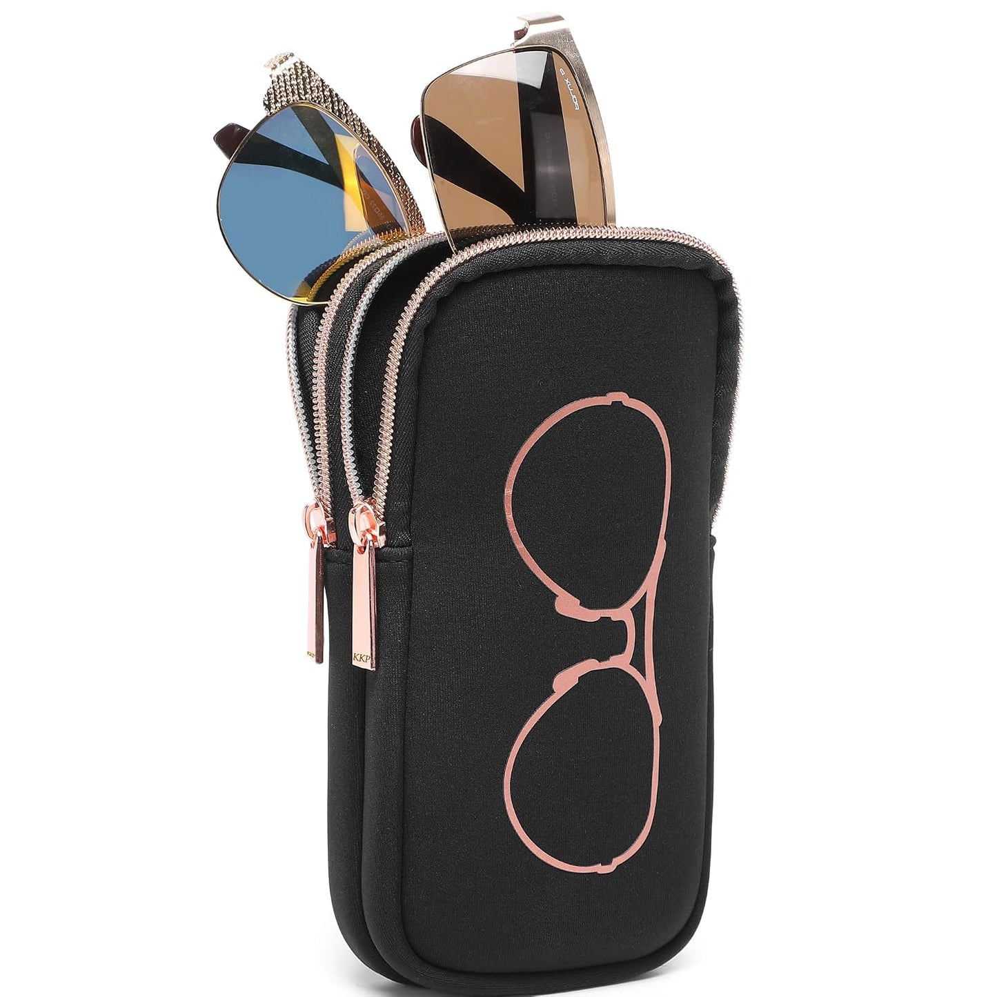 KKP Double Eyeglass Case | Sunglasses Cases with 2 Compartments