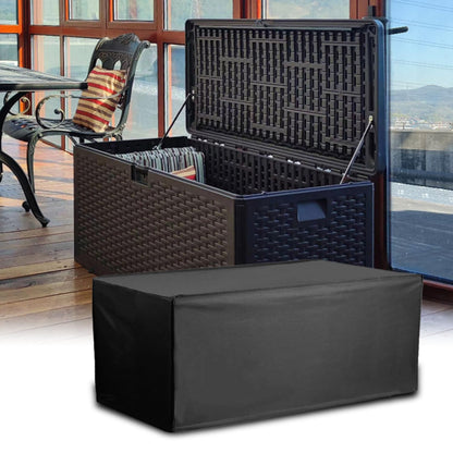 Patio Deck Box Cover, Waterproof Storage Box Covers for Outdoor and Indoor Furniture (48"x24"x22")