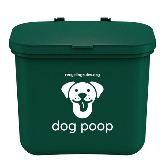 Small Hanging Wastebasket for Dog Poop in Green (H... (Green)