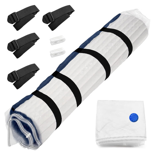 Vacuum Storage Bag for Mattress (Queen/Full) (White)