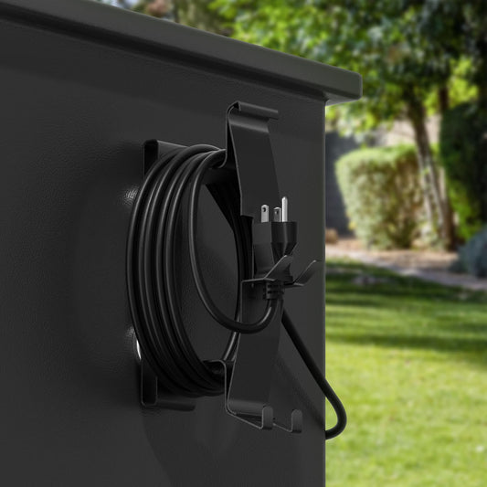 All-Metal Magnetic Power Cord Organizer with Stron... (Black)
