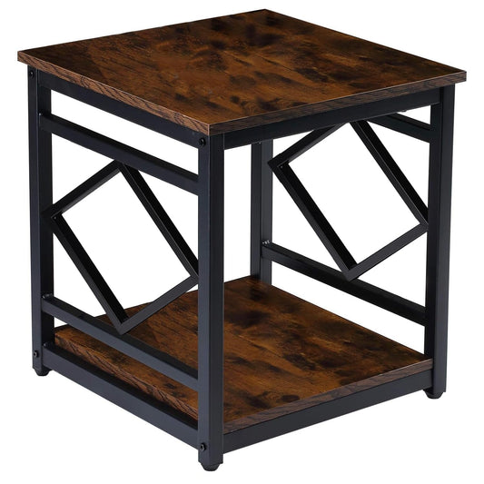 Mini Fridge Stand Table with Large Capacity Storag...