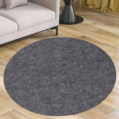 Waterproof Rug Pad Round 1/4 Thick Waterproof Non-Slip Rug Pad， Pad for Hardwood Floors， Rug Pads for All Floors and Finishes, Keeps Carpets in Place Soft and Safe（6FT）