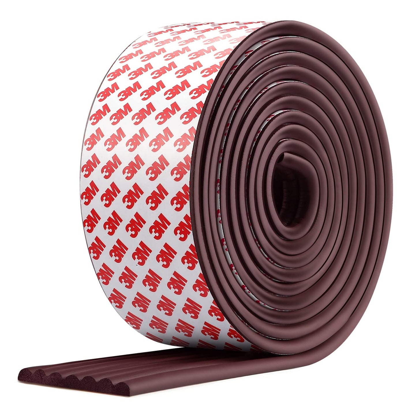 Upgraded Baby Proofing Edge Corner Protector, 16.4ft Edge Guards Padding with 3M Adhesive, Extra-Wide Soft Rubber Foam Padding, Furniture,Sharp Edge Safety Corner Edge Bumper Guard- Brown