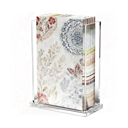 Acrylic Napkin Holder For Table,Vertical Guest Tow... (Vertical | Acrylic)