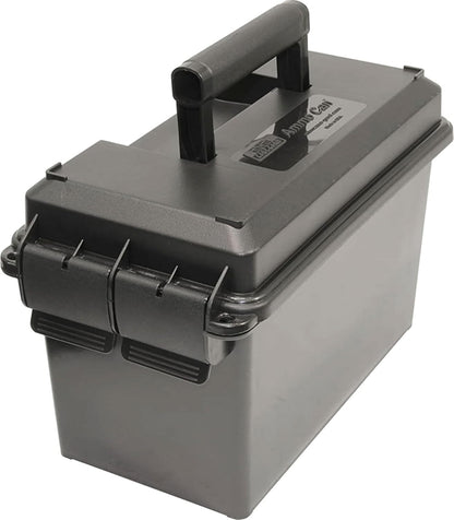 MTM AC50C-40 Ammo Can, 50-Caliber, Heavy-Duty Dual Latching System, Rugged Polypropylene Plastic, O-Ring Seal System, Water Resistant, Bulk Ammo Storage, USA Made, Black